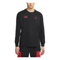 Air Jordan Loose Round Neck Long Sleeves T-Shirt Men's Black DM3544-010