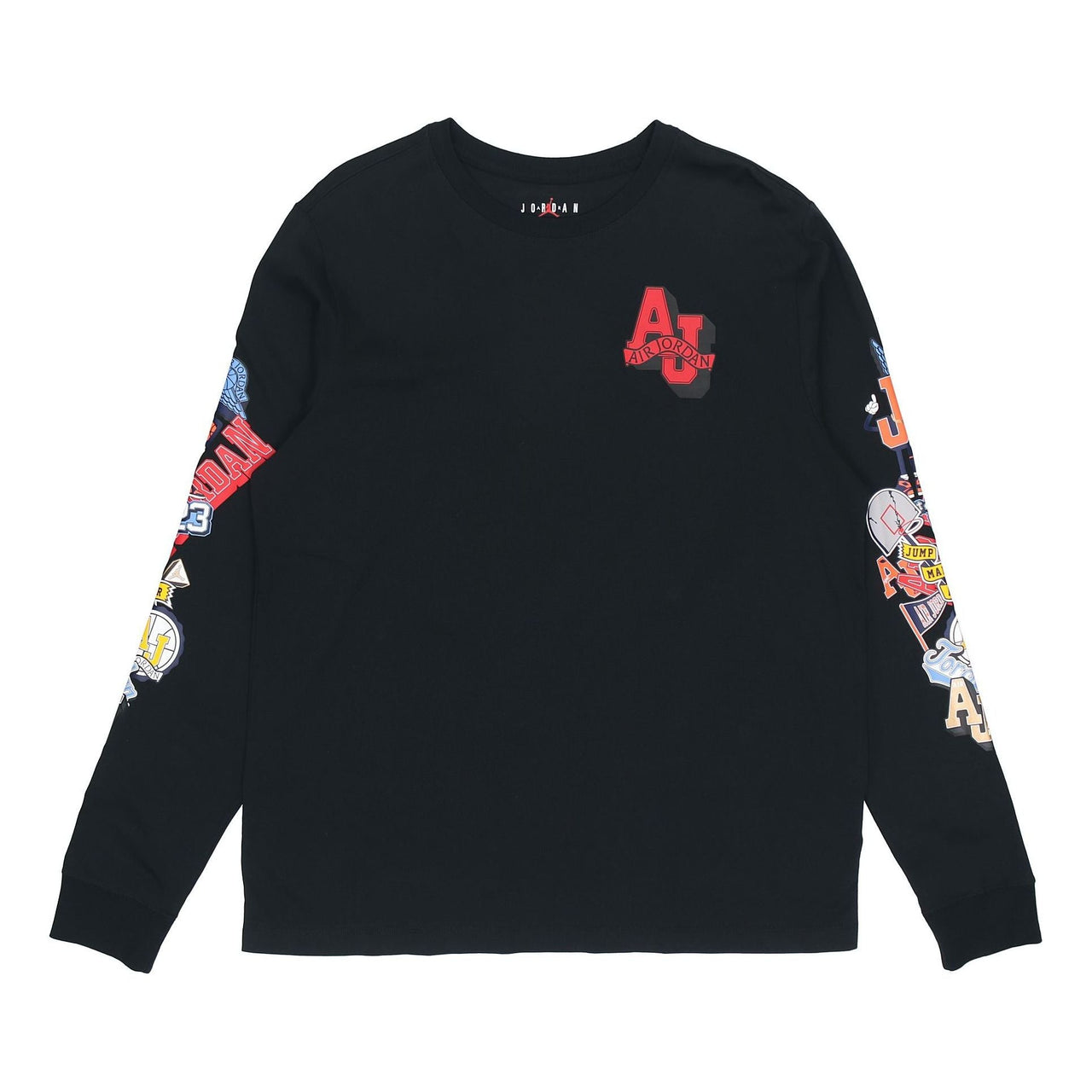 Air Jordan Casual Sports Long Sleeves Round Neck Black CV3408-010