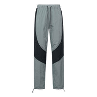 Men's Air Jordan Flight Contrasting Colors Breathable Drawstring Sports Pants/Trousers/Joggers Autumn Gray CV3175-084