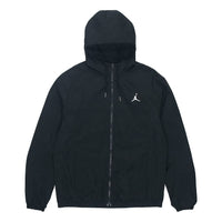 Air Jordan SS22 Solid Color Windproof Long Sleeves Jacket Black DJ0253-010