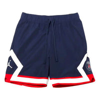 Air Jordan Loose Breathable Stripe Shorts Blue DB6517-410