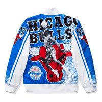 Air Jordan x Mitchell & Ness Mj Dunk Champ Jacket For Men White CW0884-100