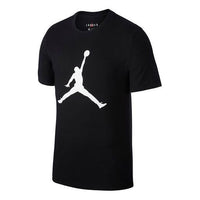 Air Jordan Men's Logo Print Crew Neck Black CJ0921-011