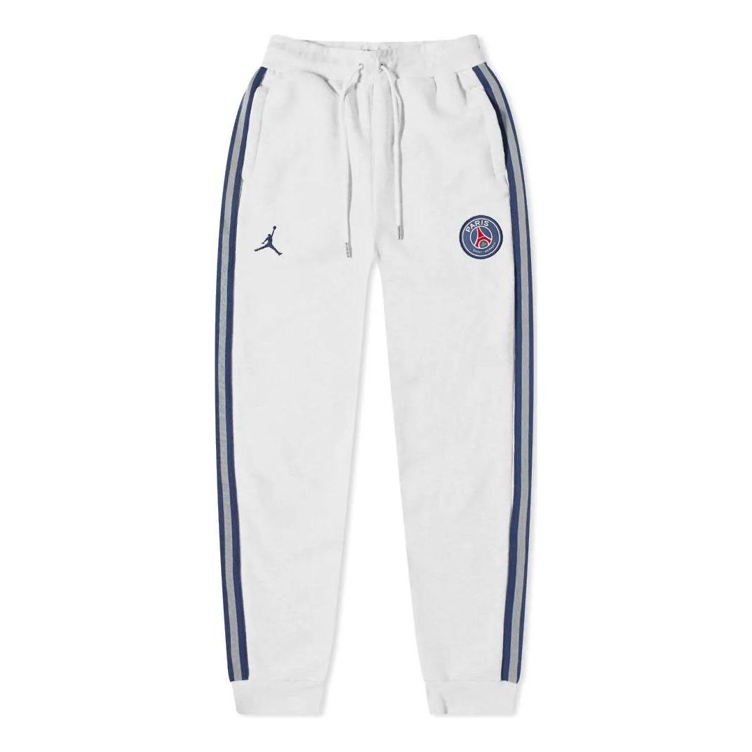 Air Jordan x PSG Crossover Paris Saint-Germain Stripe Sports Pants 'White Black' DB6502-051