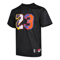 Air Jordan 23 Printing Mesh Short Sleeve Black AV0117-010