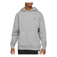 Air Jordan Embroidered Logo Sports Fleece Hoodie 'Grey' DA9818-091