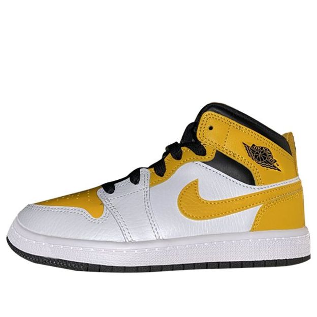 (PS) Air Jordan 1 Mid 'University Gold' 640734-170