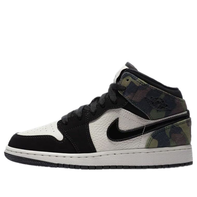 (GS) Air Jordan 1 Mid SE 'Camo' CW5550-001