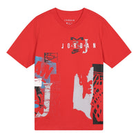 Air Jordan Sport DNA SS20 Printed Short Sleeve TEE Men Red CJ6224-657