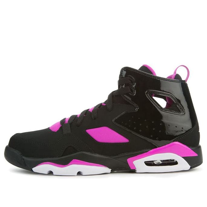 (GS) Air Jordan Flight Club 91 'Black Fuchsia Blast' 555333-028