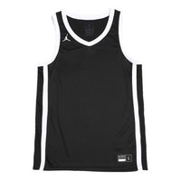 Air Jordan Basketball Sports Sleeveless Vest Black White AR4320-012