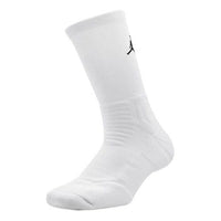 Air Jordan Unisex U J Flight Crew Medium Stockings 1 Packs White SX5854-101