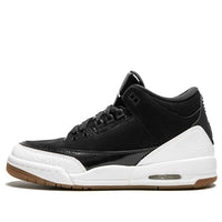 (GS) Air Jordan 3 Retro 'Black White' 441140-022