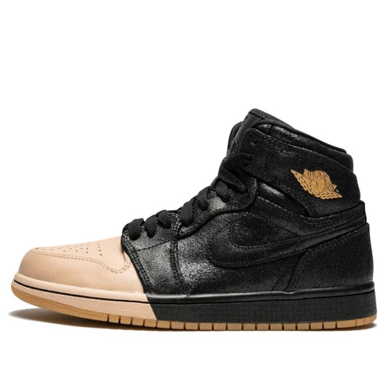 (WMNS) Air Jordan 1 Retro High Premium 'Dipped Toe Black' AH7389-007