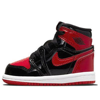 (TD) Air Jordan 1 Retro High OG 'Patent Bred' AQ2665-063