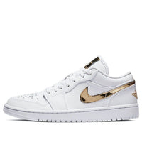 (WMNS) Air Jordan 1 Retro Low 'White Metallic Gold' CZ4776-100