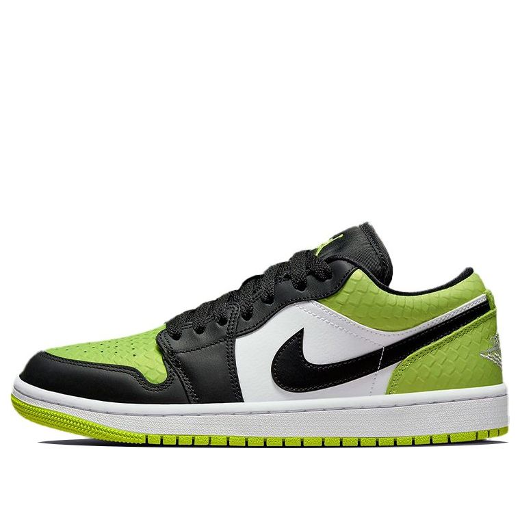 (WMNS) Air Jordan 1 Low SE 'Vivid Green Snakeskin' DX4446-301