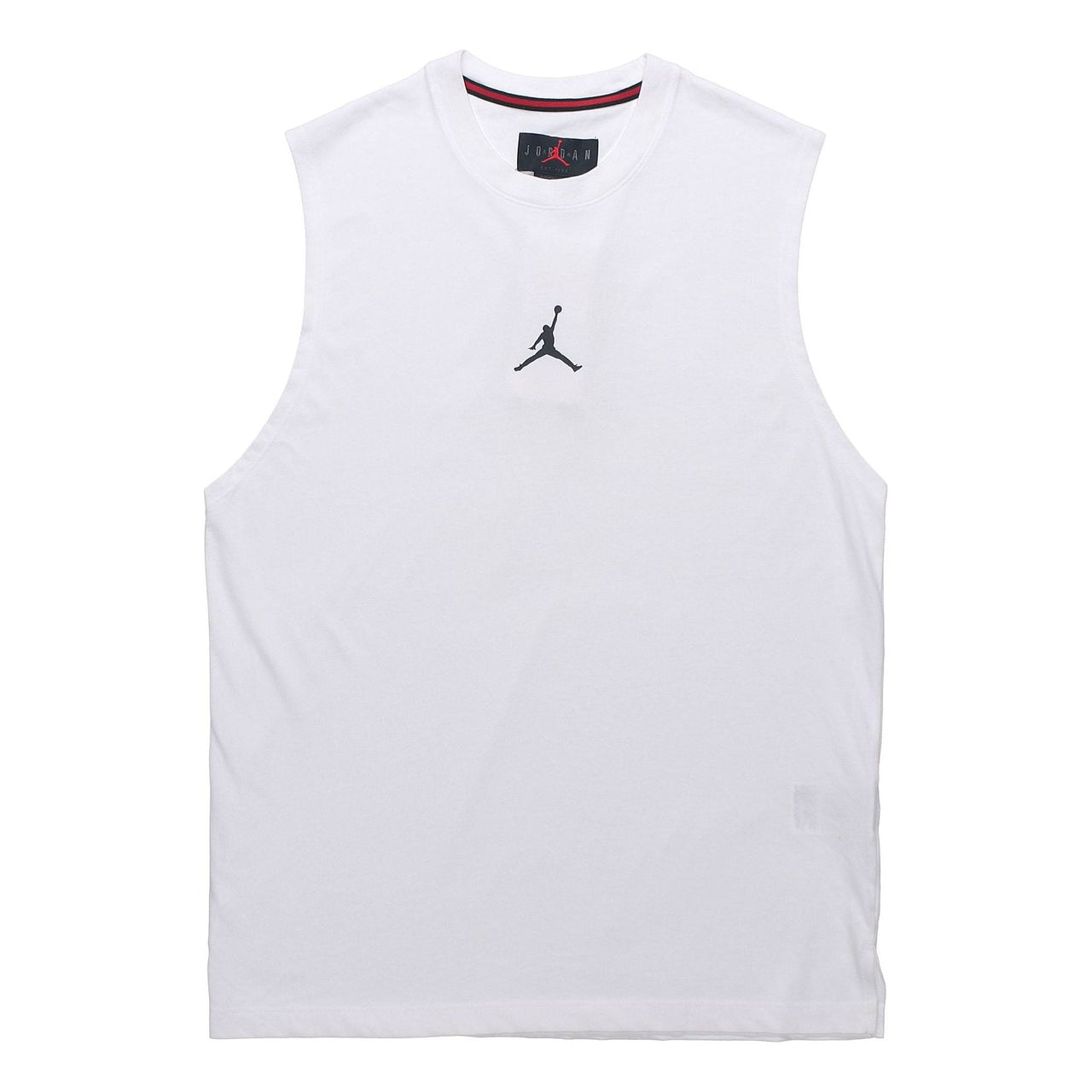 Air Jordan Training Sports Quick-dry Knit Round Collar Vest Men's White DC3237-100