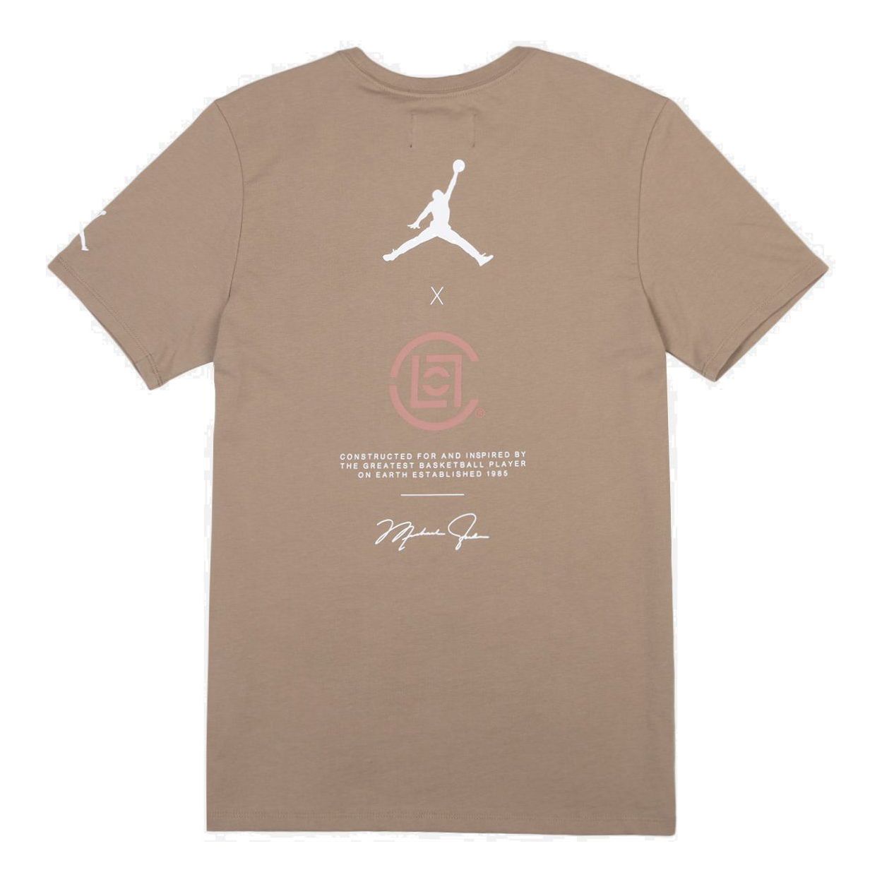 CLOT X JORDAN CT S/S Sports TEE Men Khaki AR8390-202