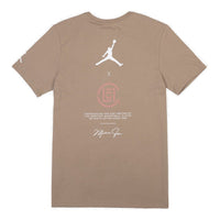 CLOT X JORDAN CT S/S Sports TEE Men Khaki AR8390-202