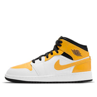 (GS) Air Jordan 1 Mid 'University Gold' 554725-170