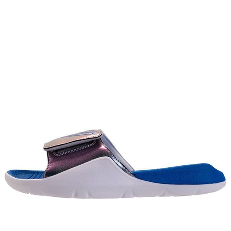 (GS) Air Jordan Hydro 7 Slides 'Wings Grey Royal' AA2516-007