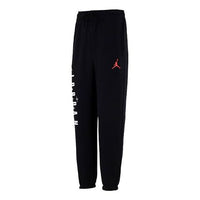 Men's Air Jordan Logo Printing Casual Long Pants/Trousers Black DO9154-010