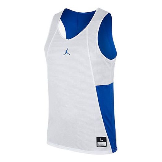 Men's Air Jordan Brand Reversible Colorblock Basketball Jersey/Vest Blue 865849-493