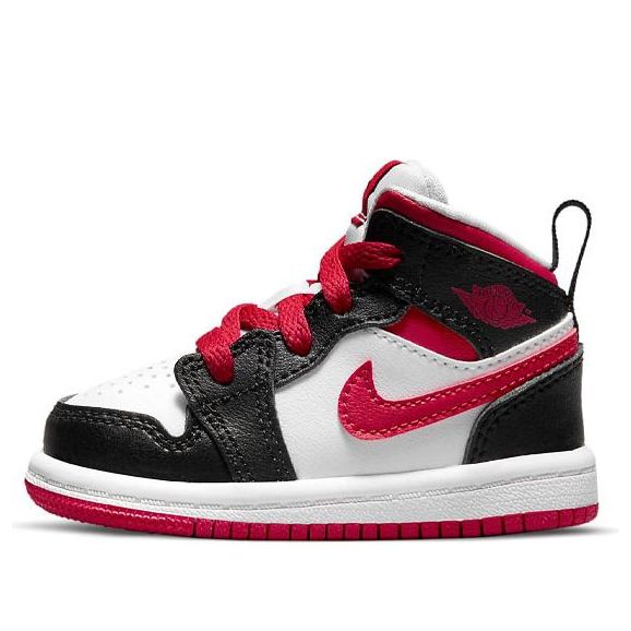 (TD) Air Jordan 1 Mid 'White Very Berry' 640735-016