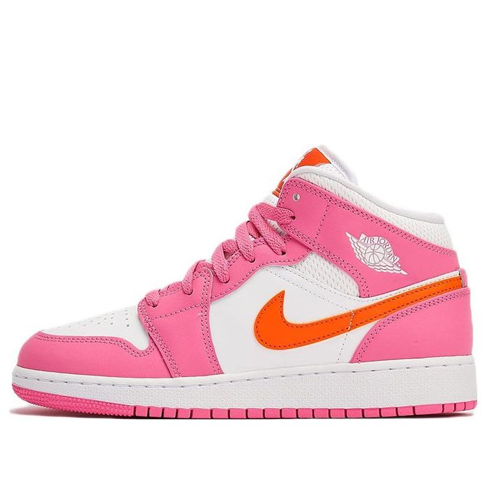 (GS) Air Jordan 1 Mid 'Pinksicle Orange' DX3240-681