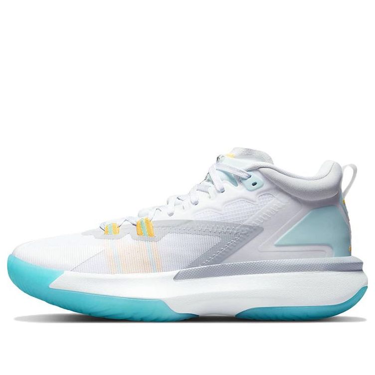 Air Jordan Zion 1 PF 'White Dynamic Turquoise' DA3129-101