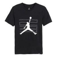 Air Jordan Casual Sports Breathable Short Sleeve Black 944221-010