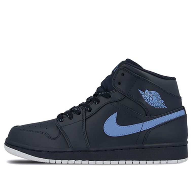 Air Jordan 1 Mid 'Obsidian' 554724-405