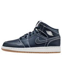 (GS) Air Jordan 1 Retro Mid 'Obsidian' 554725-402