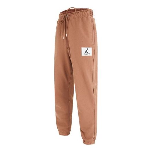 Men's Air Jordan Essentials Statement Casual Sports Knit Long Pants/Trousers Autumn Khaki DA9813-256