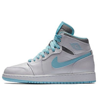 (GS) Air Jordan 1 Retro High 'White Still Blue' 332148-106