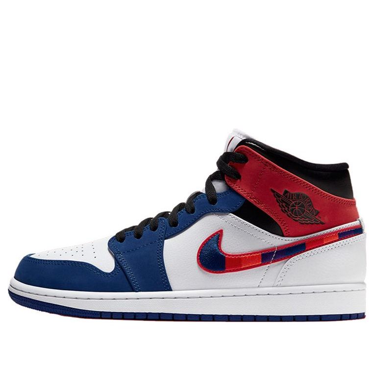 Air Jordan 1 Mid 'Multicolored Swoosh' 852542-146