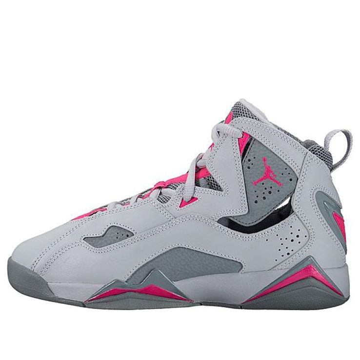 (GS) Air Jordan True Flight 'Grey Pink' 342774-018