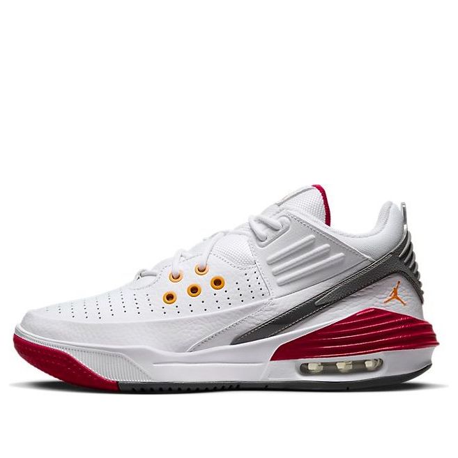 Air Jordan Max Aura 5 'White Cardinal Red' DZ4353-160