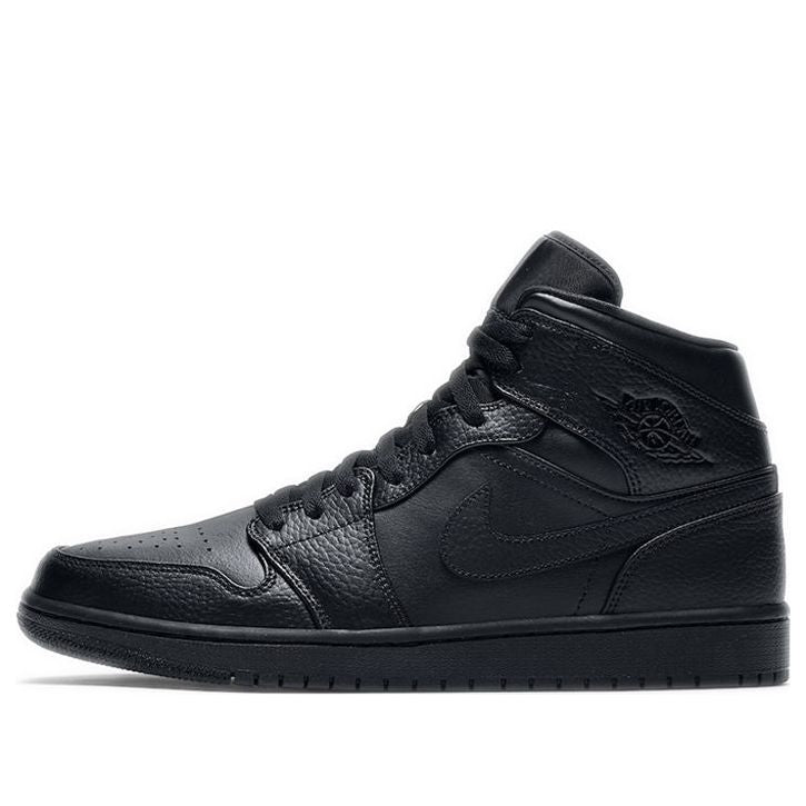 Air Jordan 1 Mid 'Triple Black' 2020 554724-091