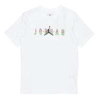 Air Jordan MENS Sport DNA Crew Neck Printed Short Sleeve White CZ8084-100