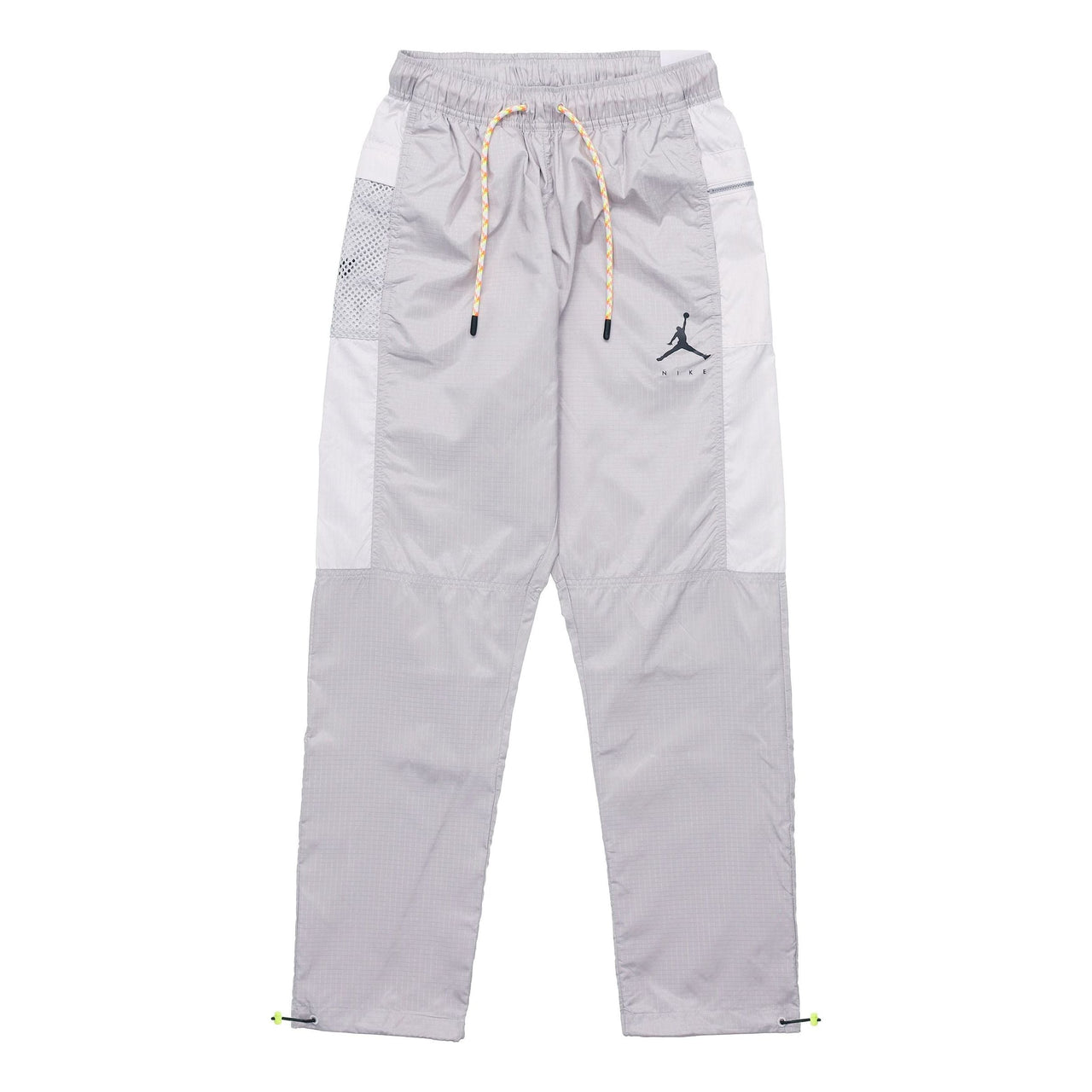 Air Jordan Solid Color Logo Pattern Printing Lacing Casual Pants 'Grey' DM1870-012