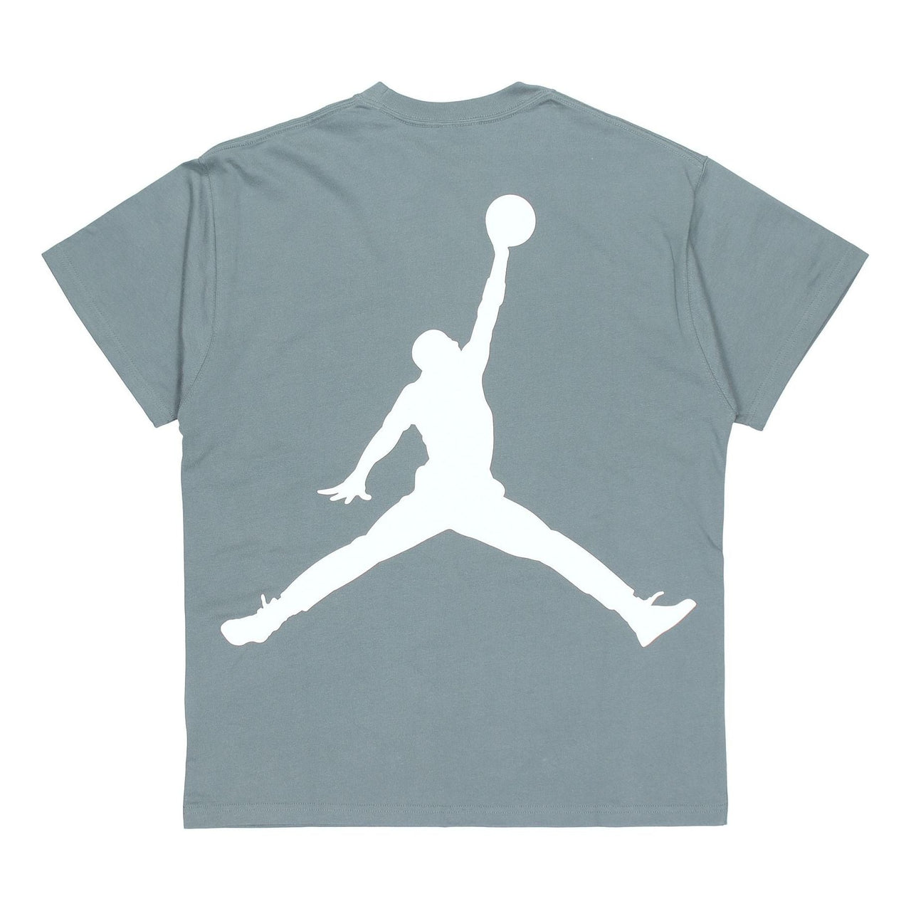 Air Jordan Large Logo Sports Round Neck Short Sleeve Green DQ4960-387