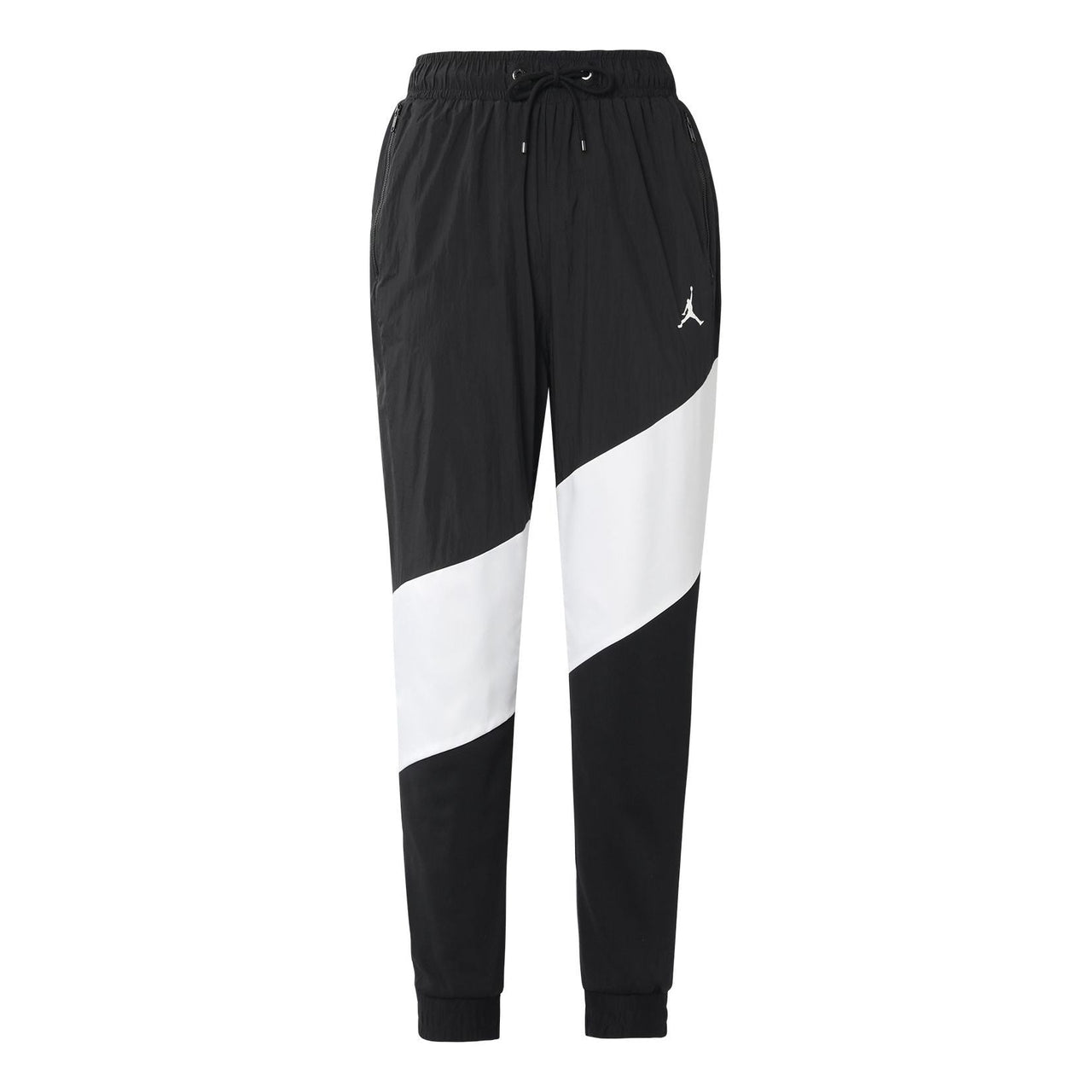 Air Jordan Wings Diamond Woven Sports Colorblock Sports Long Pants Black CI7922-010