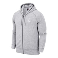 Air Jordan Zipper Hooded Jacket Men's Grey AH3932-063