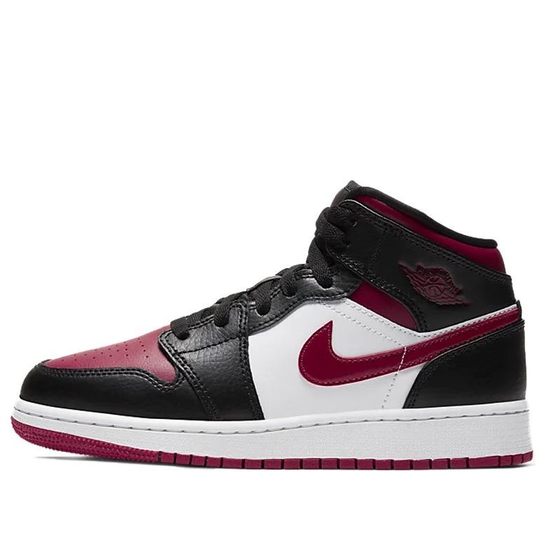 (GS) Air Jordan 1 Mid 'Noble Red' 554725-066