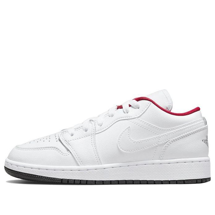 (GS) Air Jordan 1 Low 'White Gym Red Black' 553560-164