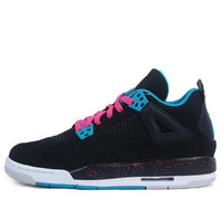 (GS) Air Jordan 4 Retro 'Black Vivid Pink' 487724-019