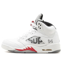 Air Jordan 5 Retro x Supreme 'White' 824371-101