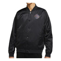 Air Jordan Paris Saint-Germain Casual Sports Jacket Tops Black CV3289-010